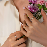 Oval Pavé Signet Ring - Zayla