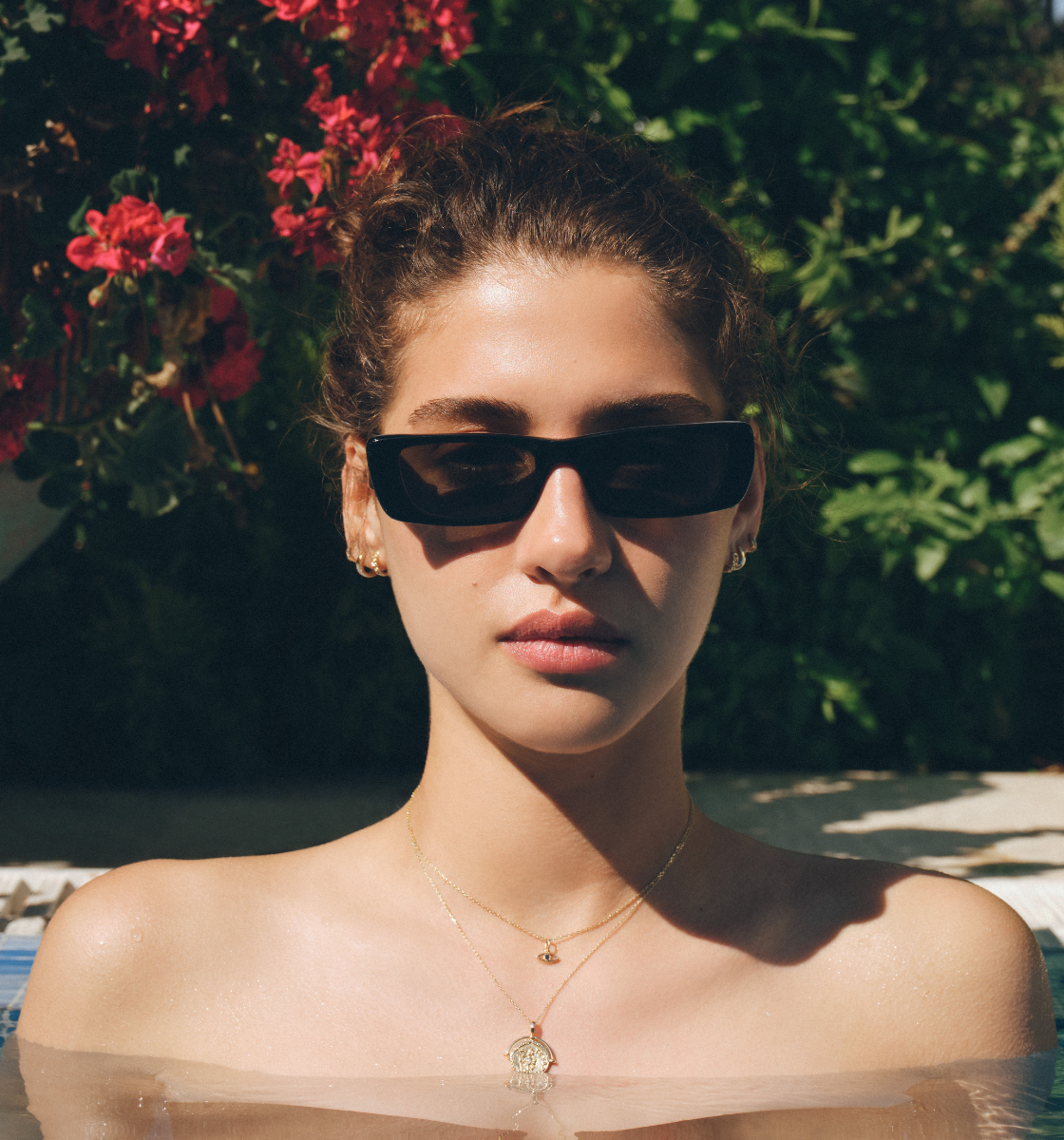 Crystal Eye Pendant Necklace - Zayla