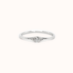 Diamond Stackers - White Gold - Zayla