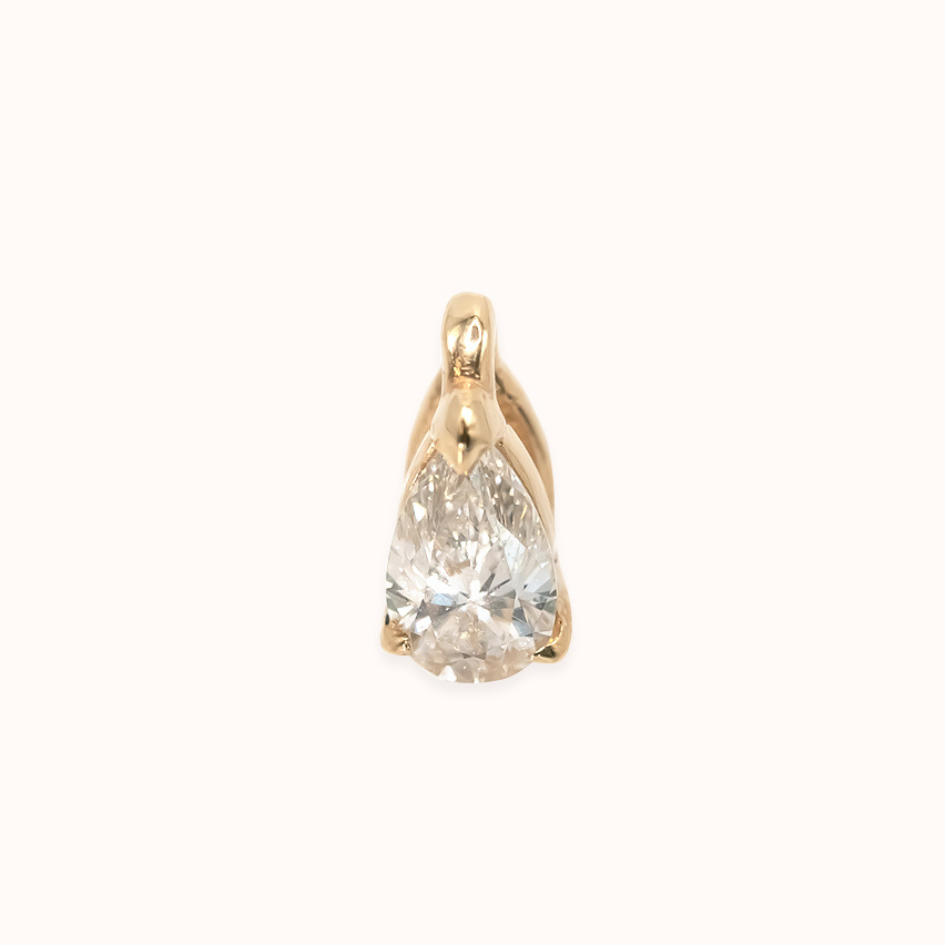 Diamond Drop Pendant - Zayla