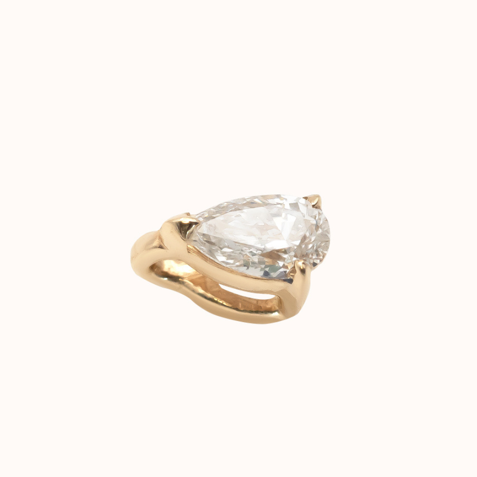 Diamond Drop Pendant - Zayla