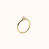 Oval X Diamond Stacker - Zayla
