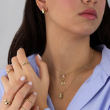 Gold Drop Earrings