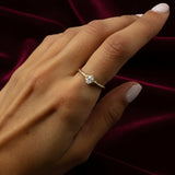 Oval X Diamond Stacker