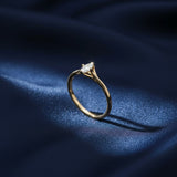 Oval X Diamond Stacker