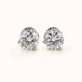 Everyday Martini Studs | Round Diamond