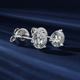 Everyday Martini Studs | Round Diamond