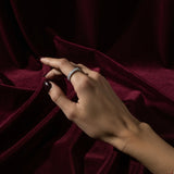 Solace 3/4 Eternity Band | Oval Diamond