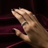 Solace 3/4 Eternity Band | Oval Diamond