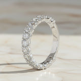 Solace 3/4 Eternity Band | Oval Diamond