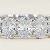 Solace 3/4 Eternity Band | Oval Diamond