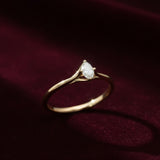 Oval X Diamond Stacker