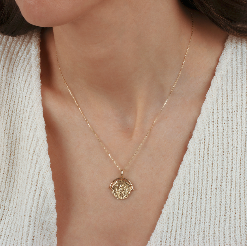 Coin Pendant Necklace - Zayla