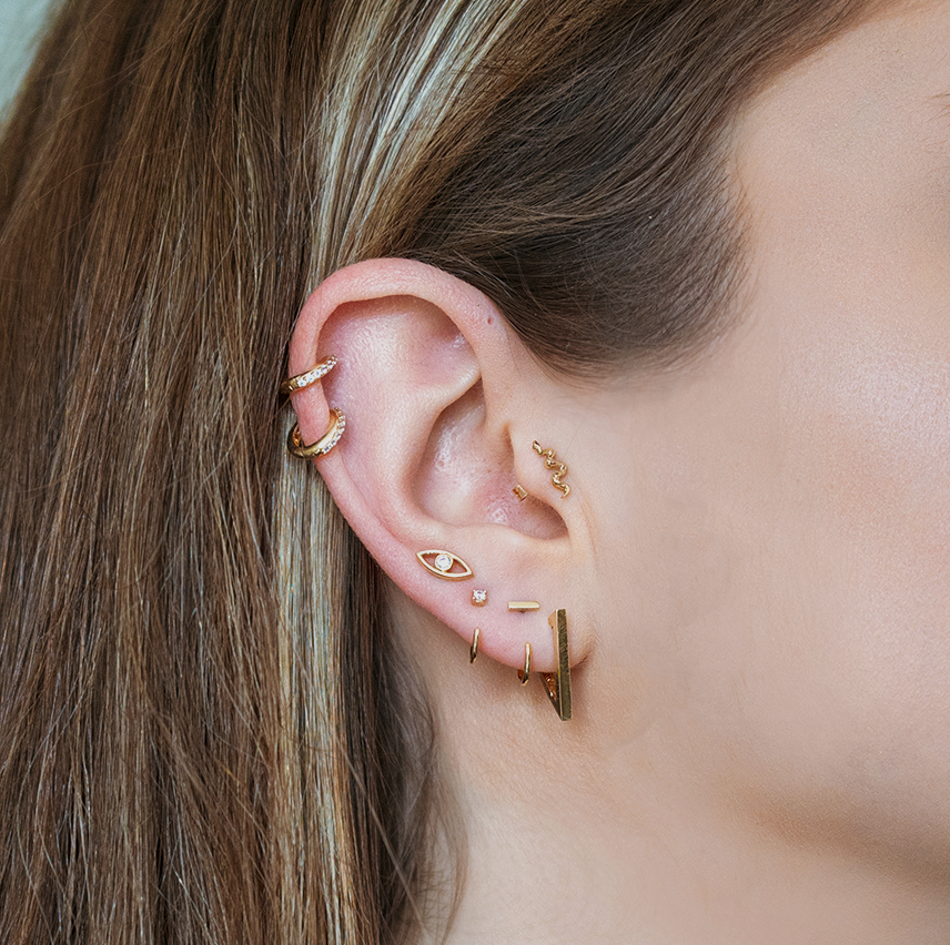 Crystal Eye Studs - Zayla