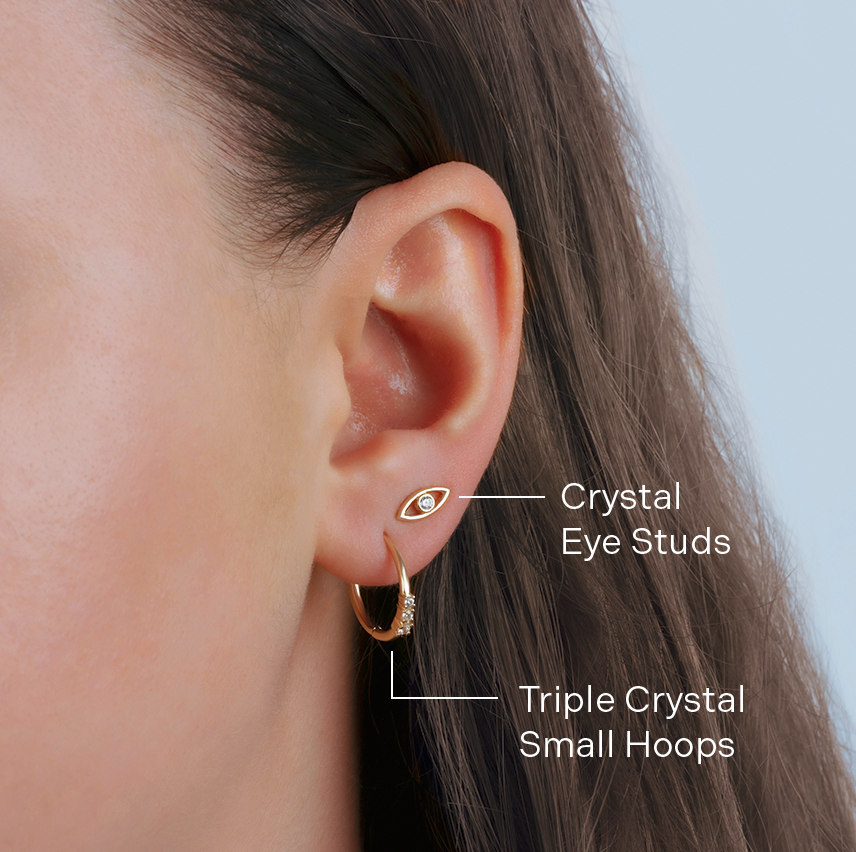 Crystal Eye Studs - Zayla