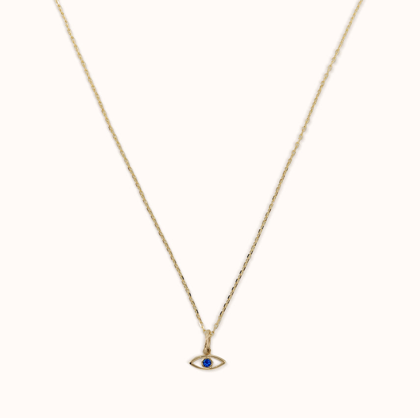 Crystal Eye Pendant Necklace - Zayla