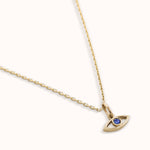 Crystal Eye Pendant Necklace - Zayla
