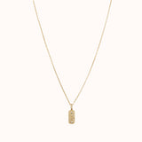 Snake Tablet Pendant Necklace - Zayla