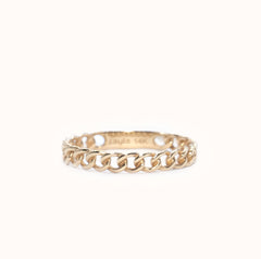 Dainty Chain Ring - Zayla