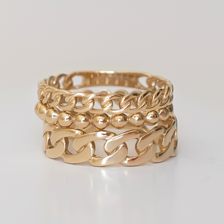 Bold Chain Ring - Zayla