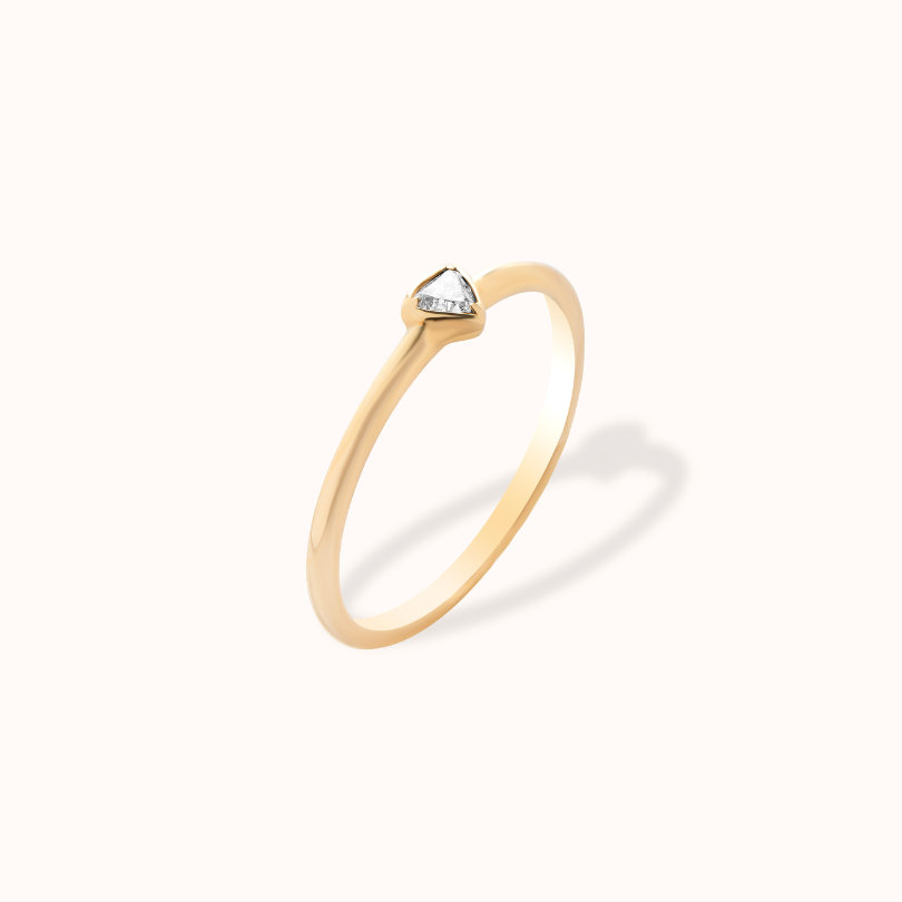 Trillion Diamond Stacking Ring - Zayla