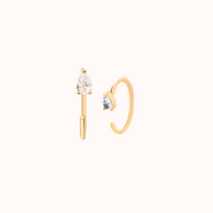 Diamond Drop Crescents - Zayla