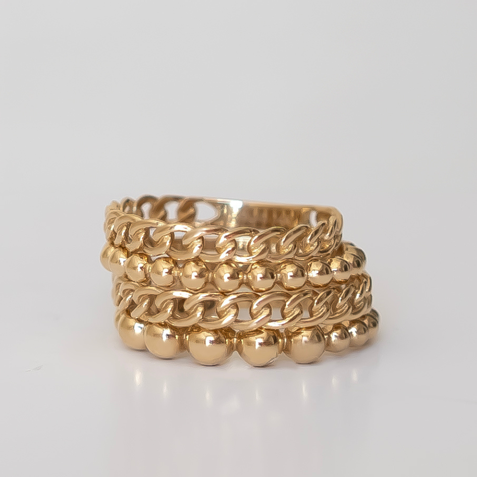 Dainty Chain Ring - Zayla