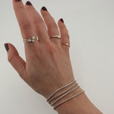 Classic Diamond Tennis Bracelet - 0.8 ctw | White Gold