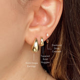 Gold Drop Earrings