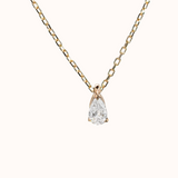 Diamond Drop Pendant - Zayla