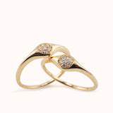 Pinky Promise Rings | Yellow Gold