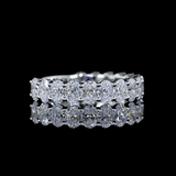 Solace 3/4 Eternity Band | Oval Diamond