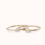 Trillion Ties | Yellow Gold