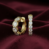 Diamond Hug Duo Earring Set