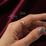 Trillion Diamond Ring