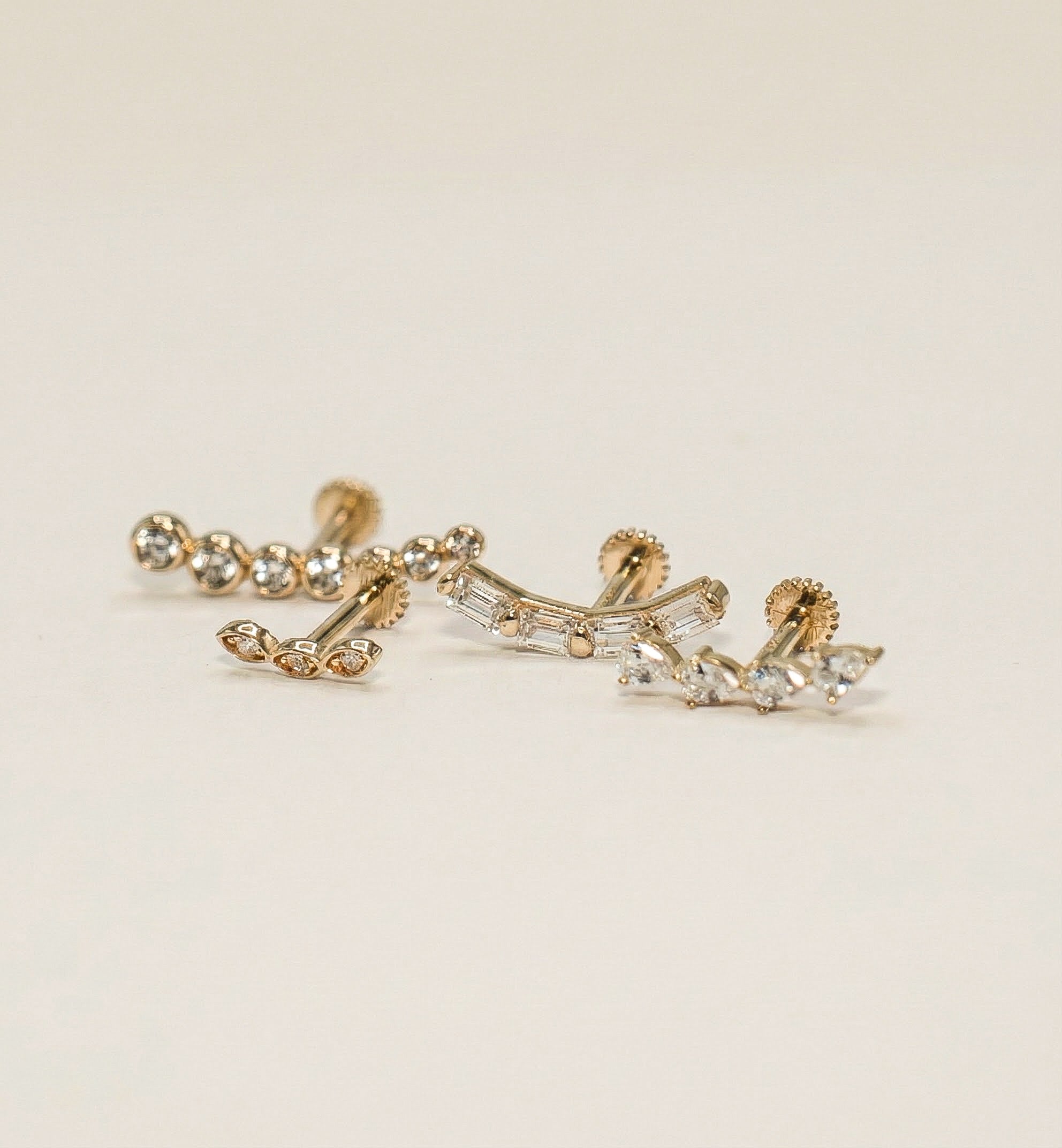 Skyline Flatback Stud - Zayla - Earrings