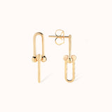 Drop Link Earrings