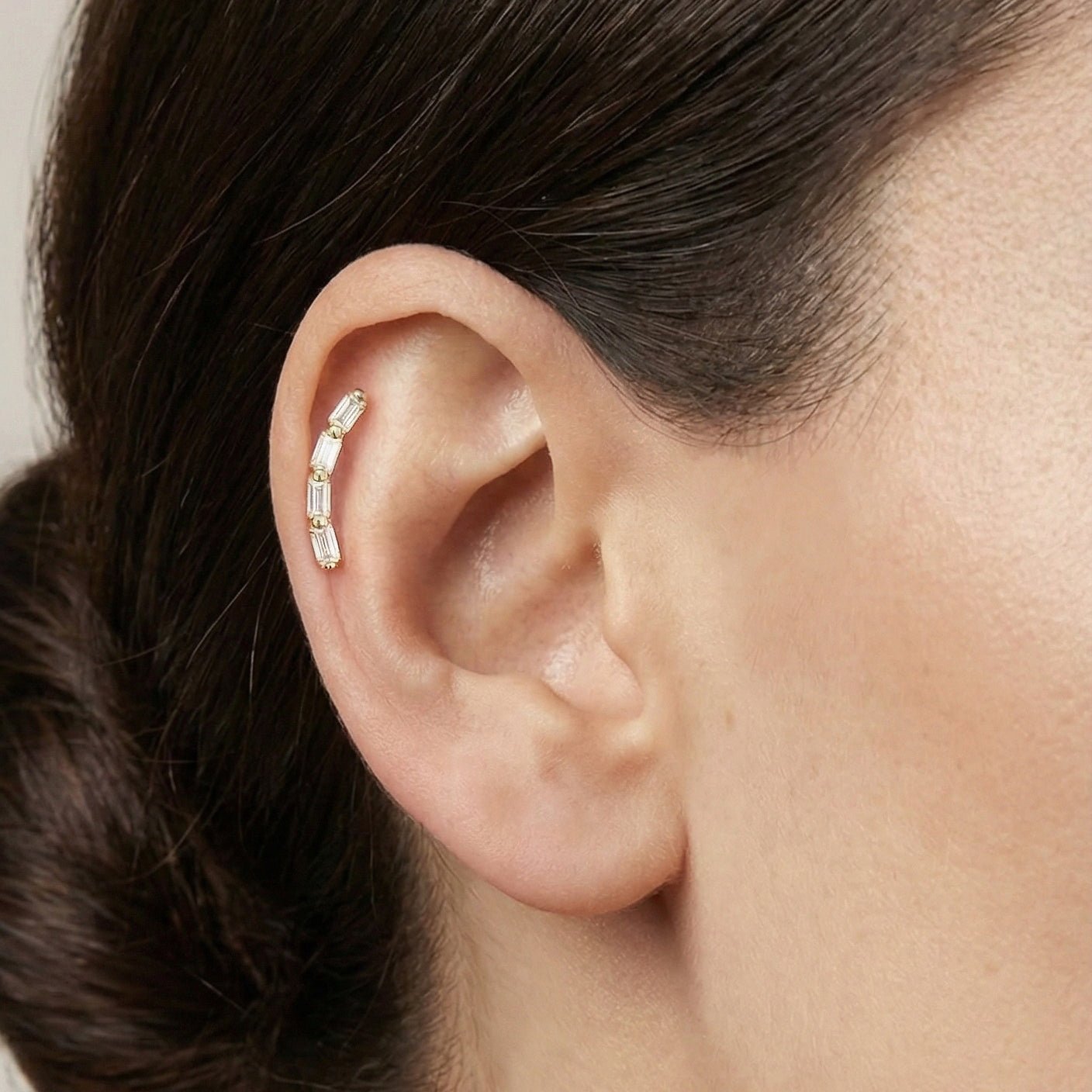 Skyline Flatback Stud - Zayla - Earrings