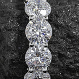 Aura Diamond Huggies | White Gold