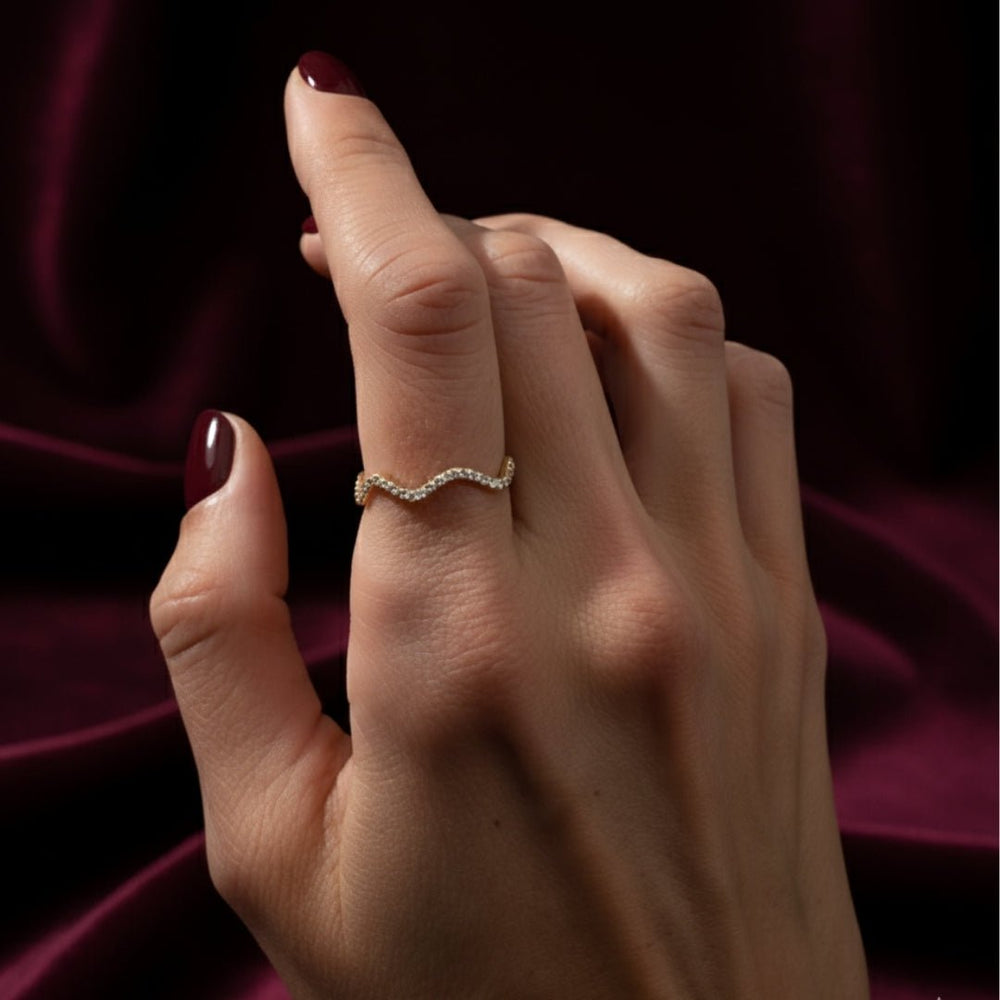 The Pavè Wave - Zayla - Rings