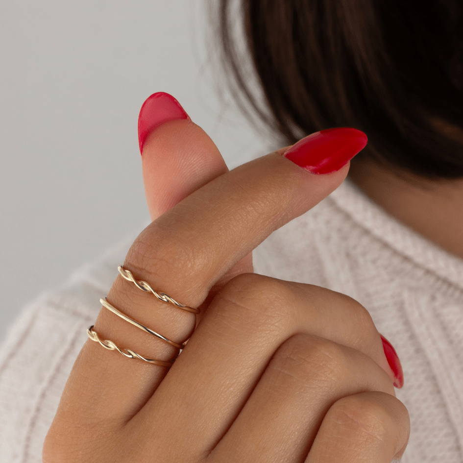 Simple Stacking Ring - Zayla - Rings