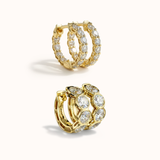 Diamond Hug Duo Earring Set