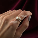 Trillion Diamond Ring
