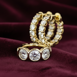 Diamond Hug Duo Earring Set