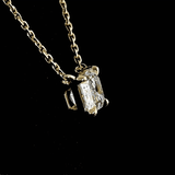 Horizon Necklace | Emerald-Cut Diamond