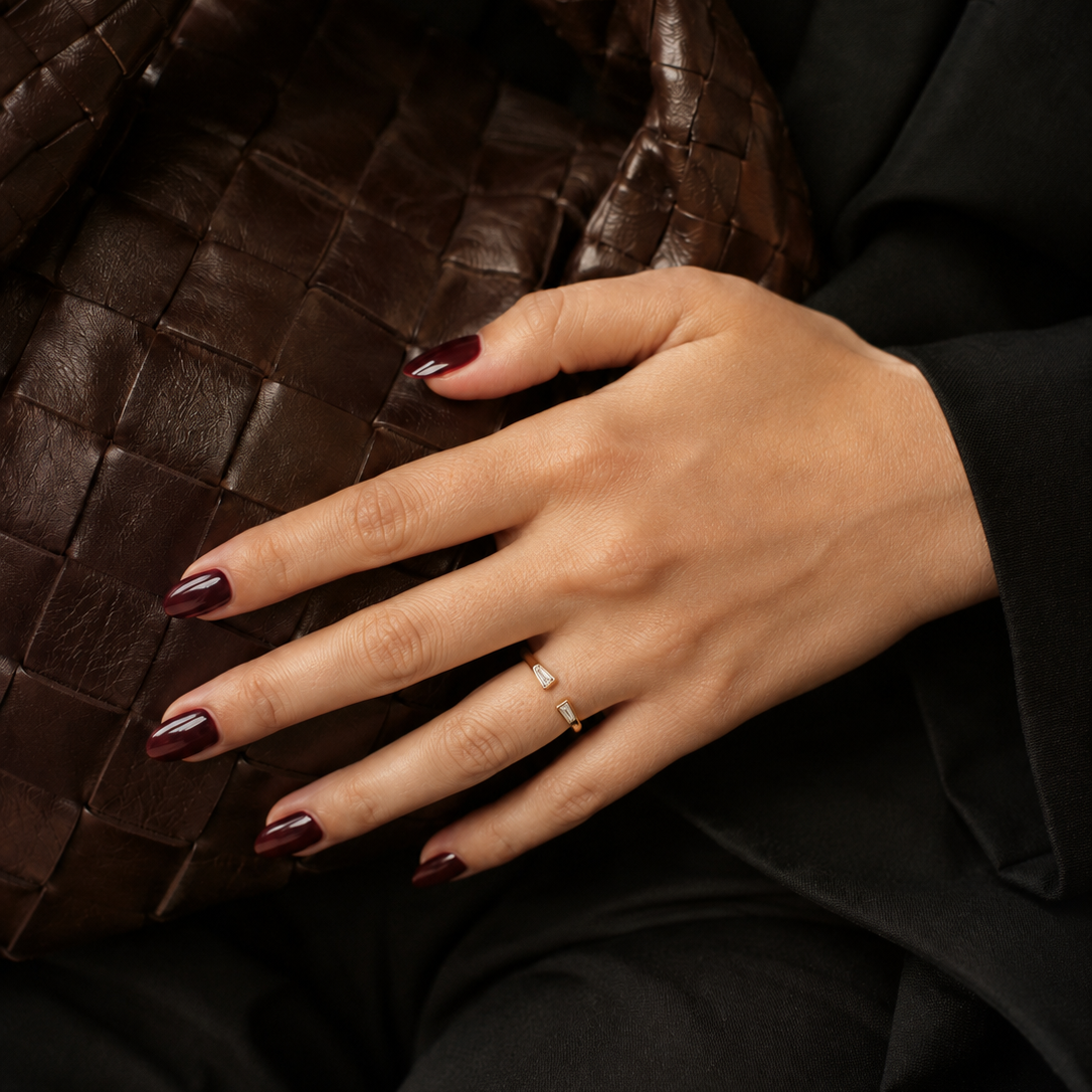 Arc Deco Cuff Ring