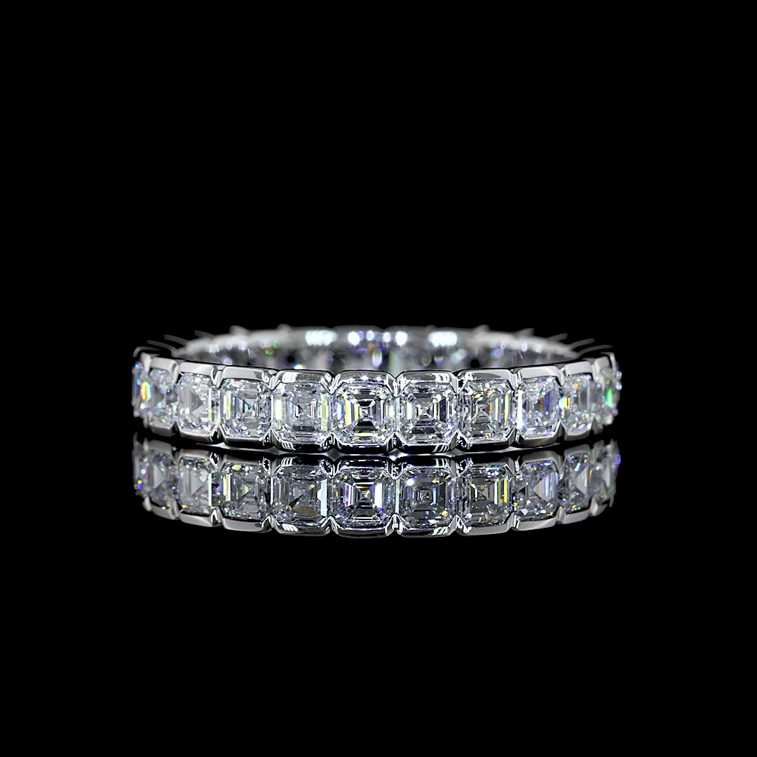 The Vault Band | Asscher Eternity Ring