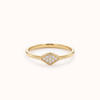 Diamond Pavé Signet Ring