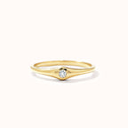 Diamond Slim Dome Ring
