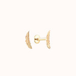 Feather Flatback Stud - Zayla